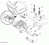 Husqvarna LTH 18538 (917.289600) - Lawn Tractor (SEARS) (2010-05 & After) (Sears Craftsman) Listas de piezas de repuesto y dibujos Seat Assembly