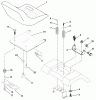 Husqvarna LTH 18542A (954571731) - Lawn Tractor (2003-11 & After) Listas de piezas de repuesto y dibujos Seat Assembly