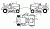 Husqvarna LTH 19530 (96041016903) - Lawn Tractor (2011-06 & After) Spareparts DECALS