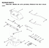 Jonsered LR13 (J81336C, 954130022) - Lawn & Garden Tractor (2000-03) Listas de piezas de repuesto y dibujos DASH