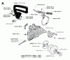 Jonsered 2036 - Chainsaw (1996-10) Listas de piezas de repuesto y dibujos CHAIN BRAKE