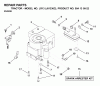 Jonsered LR13 (J81336C, 954130022) - Lawn & Garden Tractor (2000-03) Listas de piezas de repuesto y dibujos ENGINE CUTTING EQUIPMENT