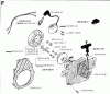 Jonsered 2040 - Chainsaw (1996-10) Listas de piezas de repuesto y dibujos STARTER