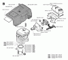 Jonsered 2045 - Chainsaw (1993-05) Listas de piezas de repuesto y dibujos CYLINDER PISTON