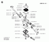 Jonsered 2041 - Chainsaw (1996-05) Ersatzteile CARBURETOR DETAILS