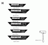Jonsered 2041 - Chainsaw (1996-05) Ersatzteile DECALS