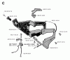 Jonsered 2045 - Chainsaw (1996-05) Listas de piezas de repuesto y dibujos HANDLE