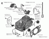 Jonsered 2045 - Chainsaw (1998-03) Listas de piezas de repuesto y dibujos CRANKCASE