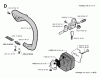 Jonsered 2041 - Chainsaw (1998-03) Listas de piezas de repuesto y dibujos FRONT HANDLE MUFFLER OIL PUMP