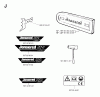 Jonsered 2050 - Chainsaw (2001-09) Ersatzteile DECALS