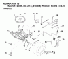 Jonsered LR13 (J813C36B, 954130023) - Lawn & Garden Tractor (1998-12) Listas de piezas de repuesto y dibujos TRANSMISSION