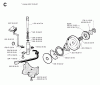 Jonsered 2054 - Chainsaw (1993-05) Ersatzteile CLUTCH OIL PUMP
