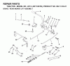 Jonsered LR13 (J8F1336TB, 954130021) - Lawn & Garden Tractor (1998-12) Listas de piezas de repuesto y dibujos BRAKE / REAR MOWER LIFT