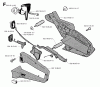 Jonsered 2055 - Chainsaw (1994-10) Listas de piezas de repuesto y dibujos HANDLE