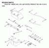 Jonsered LR13 (J8F1336TB, 954130021) - Lawn & Garden Tractor (1998-12) Listas de piezas de repuesto y dibujos DASH