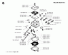 Jonsered 2055 - Chainsaw (1996-09) Ersatzteile CARBURETOR DETAILS