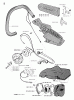 Jonsered 2055 - Chainsaw (1996-09) Listas de piezas de repuesto y dibujos HEATED HANDLES