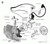 Jonsered 2055 - Chainsaw (1996-09) Ersatzteile STARTER