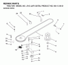 Jonsered LR13 (J8F1336TB, 954130021) - Lawn & Garden Tractor (1998-12) Listas de piezas de repuesto y dibujos DRIVE