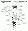 Jonsered 2055 - Chainsaw (1998-10) Ersatzteile CARBURETOR DETAILS #2