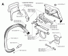 Jonsered 2055 - Chainsaw (1998-10) Ersatzteile CHAIN BRAKE CLUTCH COVER