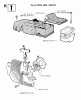 Jonsered 2054 EPA - Chainsaw (2000-05) Listas de piezas de repuesto y dibujos CYLINDER COVER
