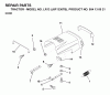 Jonsered LR13 (J8F1336TB, 954130021) - Lawn & Garden Tractor (1998-12) Listas de piezas de repuesto y dibujos HOOD
