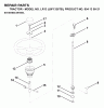 Jonsered LR13 (J8F1336TB, 954130021) - Lawn & Garden Tractor (1998-12) Listas de piezas de repuesto y dibujos STEERING