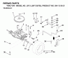 Jonsered LR13 (J8F1336TB, 954130021) - Lawn & Garden Tractor (1998-12) Listas de piezas de repuesto y dibujos TRANSMISSION