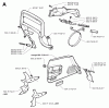 Jonsered 2063 - Chainsaw (1997-11) Listas de piezas de repuesto y dibujos CHAIN BRAKE CLUTCH COVER