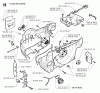 Jonsered 2065 - Chainsaw (1997-02) Listas de piezas de repuesto y dibujos CRANKCASE