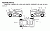 Jonsered LR13 (J8F1336TC, 954130021) - Lawn & Garden Tractor (2000-02) Spareparts DECALS