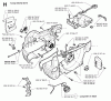 Jonsered 2065 - Chainsaw (1999-03) Listas de piezas de repuesto y dibujos CRANKCASE