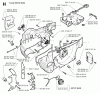 Jonsered 2071 W - Chainsaw (1997-11) Listas de piezas de repuesto y dibujos CRANKCASE