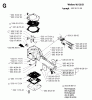 Jonsered 2077 - Chainsaw (1994-09) Listas de piezas de repuesto y dibujos CARBURETOR DETAILS