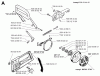 Jonsered 2077 - Chainsaw (1998-03) Ersatzteile CHAIN BRAKE CLUTCH COVER