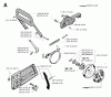 Jonsered 2083 - Chainsaw (1996-08) Listas de piezas de repuesto y dibujos CHAIN BRAKE CLUTCH COVER