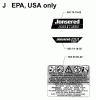 Jonsered 2083 II EPA - Chainsaw (1998-09) Listas de piezas de repuesto y dibujos DECALS #1