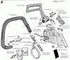 Jonsered 2095 - Chainsaw (1994-05) Listas de piezas de repuesto y dibujos CHAIN BRAKE