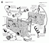 Jonsered 2095 - Chainsaw (1995-09) Listas de piezas de repuesto y dibujos CRANKCASE