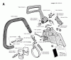 Jonsered 2095 - Chainsaw (1996-10) Listas de piezas de repuesto y dibujos CHAIN BRAKE