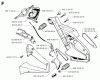 Jonsered 2095 - Chainsaw (1998-03) Listas de piezas de repuesto y dibujos HANDLE CONTROLS
