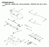 Jonsered LR13A (J813H36C, 954130024) - Lawn & Garden Tractor (2000-03) Listas de piezas de repuesto y dibujos DASH
