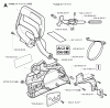 Jonsered 2150 - Chainsaw (2001-09) Listas de piezas de repuesto y dibujos CHAIN BRAKE