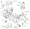 Jonsered 2159 EPA - Chainsaw (2001-07) Listas de piezas de repuesto y dibujos CRANKCASE
