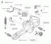 Jonsered 2159 - Chainsaw (2001-07) Listas de piezas de repuesto y dibujos FUEL TANK