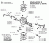 Jonsered 2163 - Chainsaw (2000-04) Ersatzteile CARBURETOR DETAILS