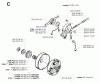 Jonsered 2171 - Chainsaw (2000-04) Listas de piezas de repuesto y dibujos CLUTCH OIL PUMP