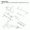 Jonsered LR13A (J8F13H36TC, 95413007) - Lawn & Garden Tractor (2000-02) Listas de piezas de repuesto y dibujos DASH
