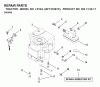 Jonsered LR13A (J8F13H36TC, 95413007) - Lawn & Garden Tractor (2000-02) Listas de piezas de repuesto y dibujos ENGINE CUTTING EQUIPMENT